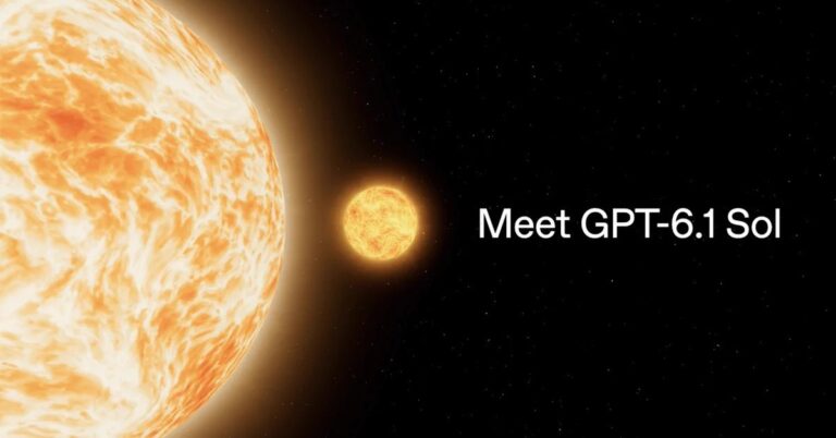 Hình minh họa mô hình AI GPT-6.1 Sol trong hệ sinh thái OpenAI