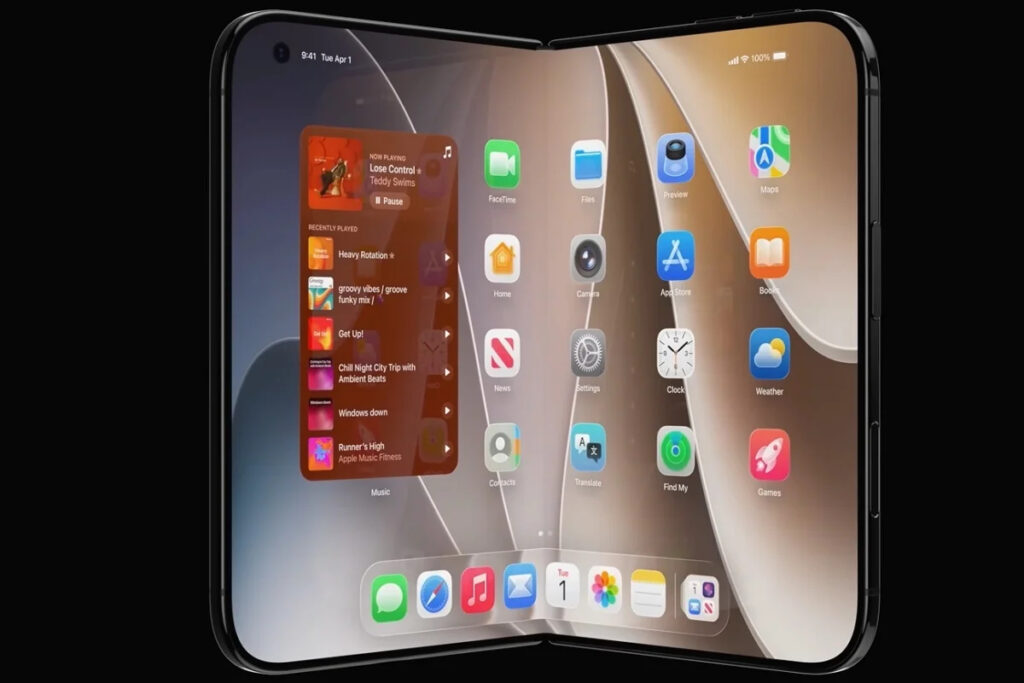 Galaxy Z Fold8 đặt cạnh hộp sản phẩm