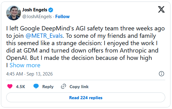 Bilal Chughtai và Josh Engels, hai cựu nhân sự làm việc tại Google DeepMind