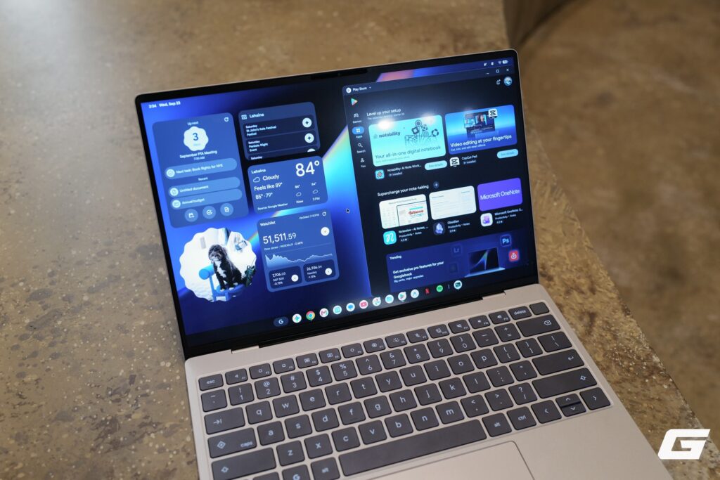 HP OmniBook 3 và ASUS Zenbook 14 được trưng bày cạnh nhau