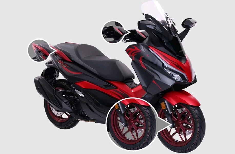 Bảng đồng hồ TFT 7 inch trên Honda ADV350 và NSS350