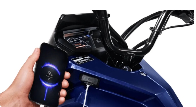 Honda Pop110i ES được trưng bày tại thị trường Brazil