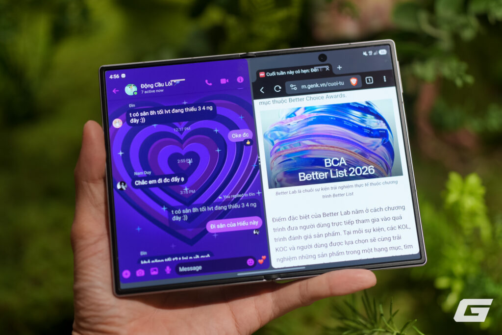 Thiết kế thân máy gập dạng quyển sách của Galaxy Z Fold8
