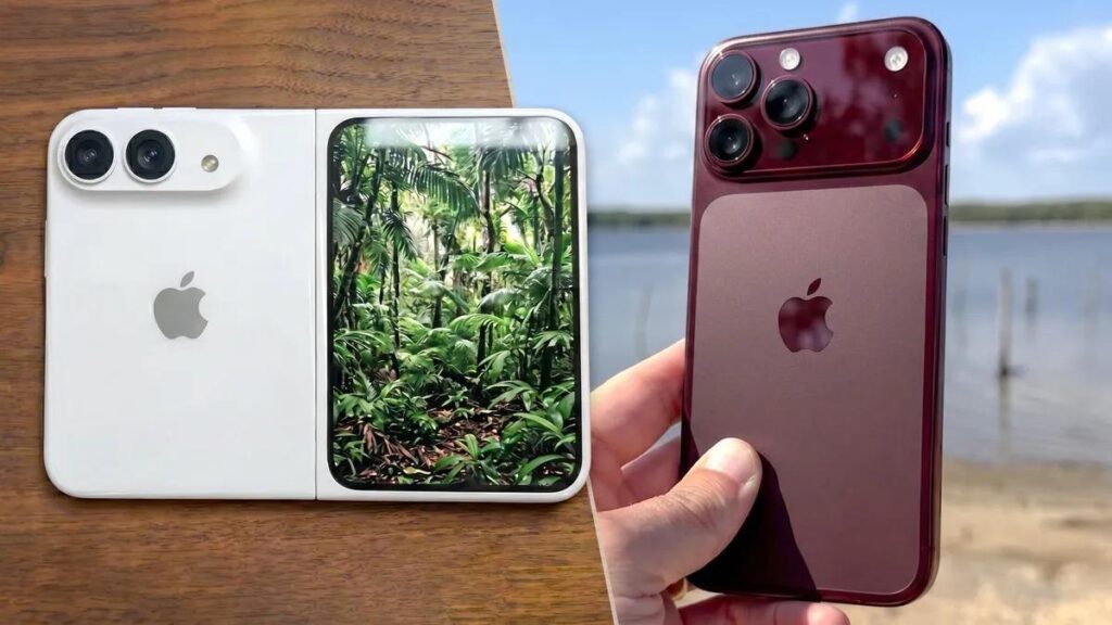 Apple Watch thế hệ mới đặt cạnh iPhone trong bối cảnh sự kiện ra mắt