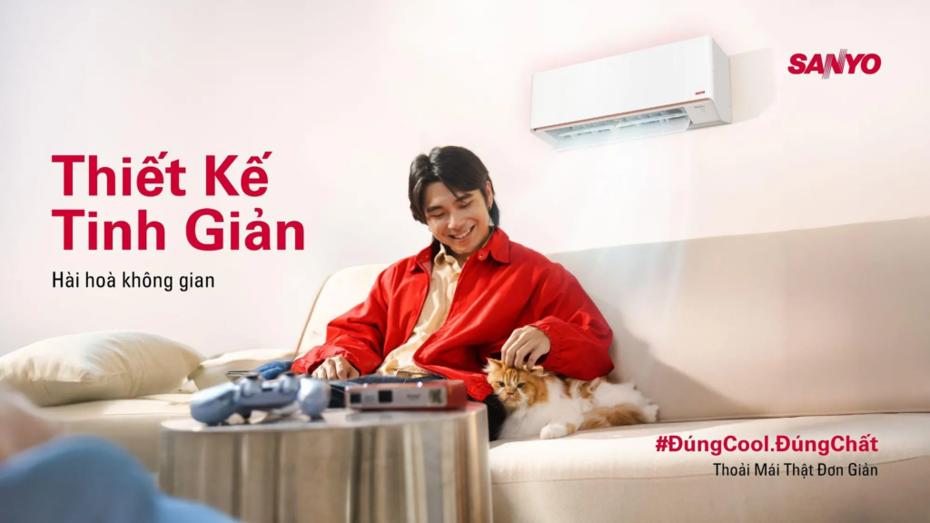 Thiết bị máy lạnh SANYO được Panasonic quản lý và phát triển