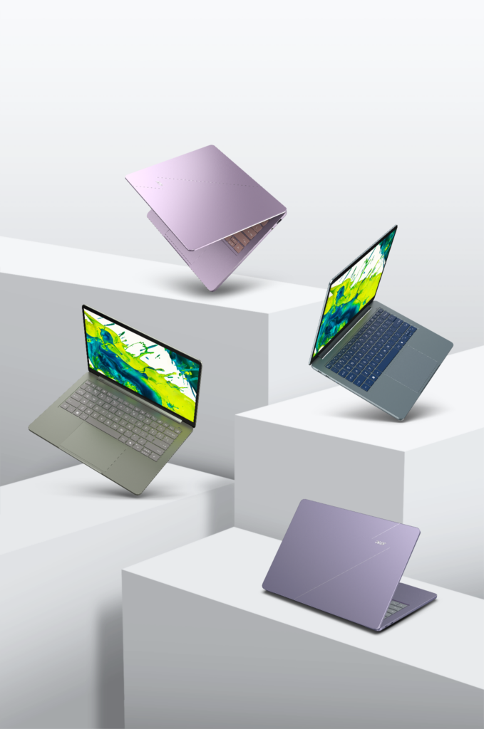 Màn hình 14 inch hiển thị hình ảnh trên Acer Swift Air 14
