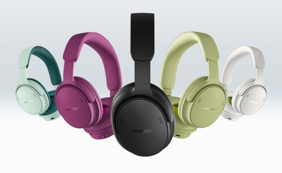 Bose QuietComfort Headphones 2 màu Xanh Bạch Đàn nhìn từ phía trước