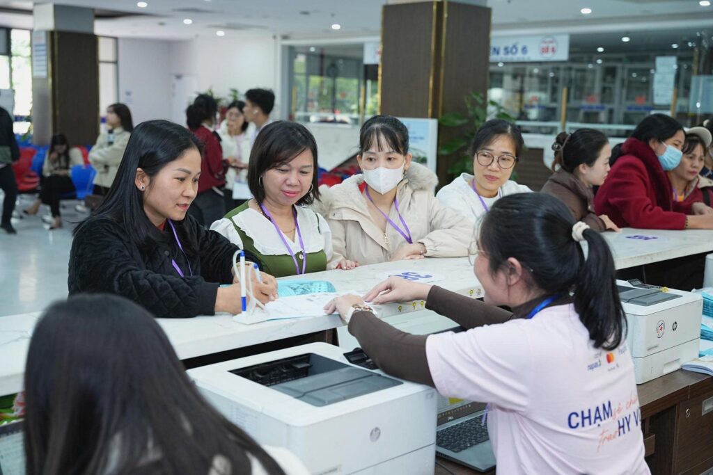 Không gian giới thiệu câu chuyện phụ nữ và văn hóa địa phương