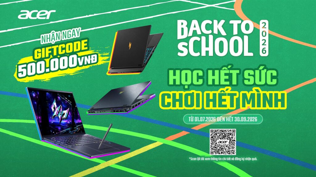 Laptop Acer Nitro ProPanel cùng thông tin về chính sách bảo hành