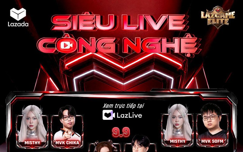 Không gian sự kiện công nghệ kết hợp hoạt động giao lưu Esports