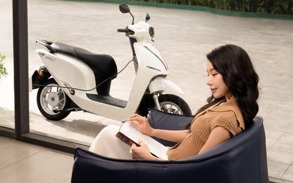 Xe máy điện được lắp ráp trong khu vực sản xuất