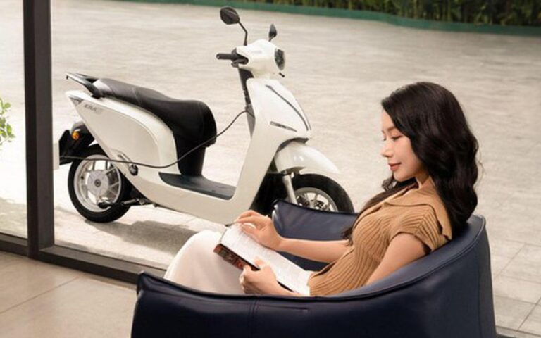 Xe máy điện được lắp ráp trong khu vực sản xuất