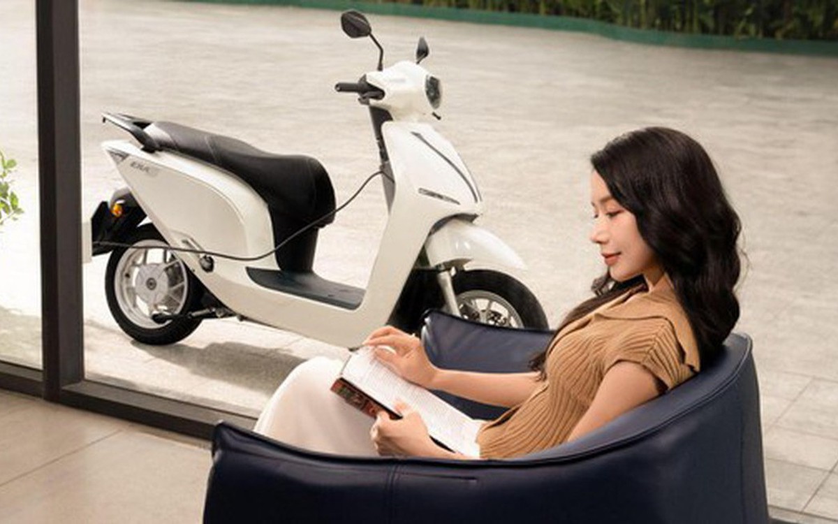 Xe máy điện được lắp ráp trong khu vực sản xuất