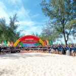 Đội ngũ nhân sự BRAVO tại văn phòng Hà Nội tham gia hoạt động team building