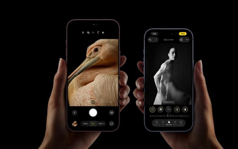 Giao diện điều khiển camera thủ công trên iPhone với các tùy chọn chụp ảnh