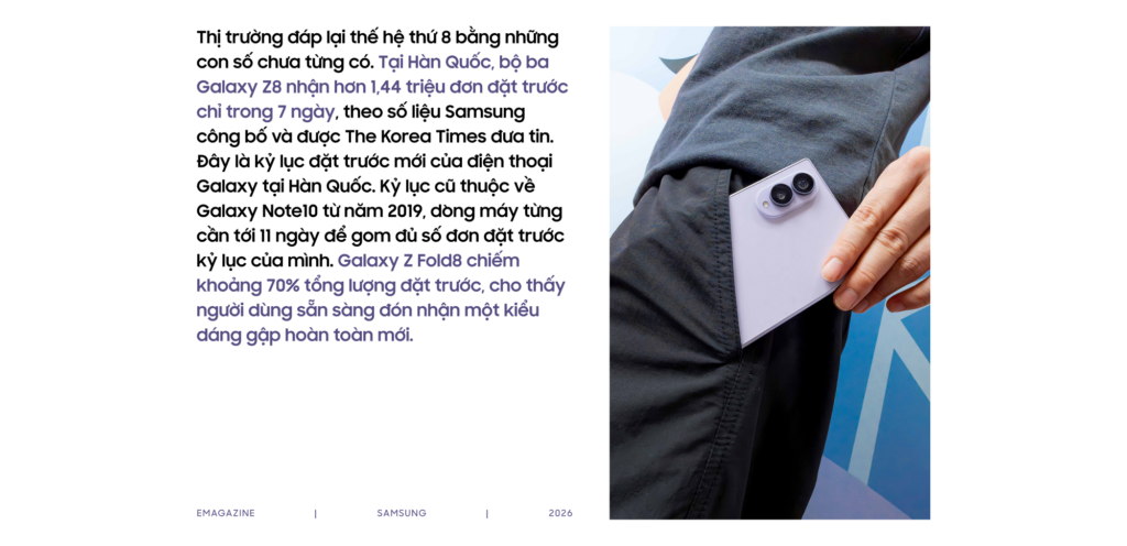 Galaxy Z Fold5 và Galaxy Z Flip5 trong giai đoạn giới thiệu sản phẩm