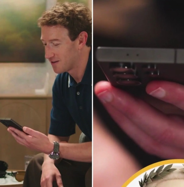 Chiếc Galaxy S24 Ultra được nhìn thấy trên tay Mark Zuckerberg