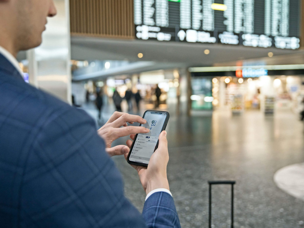 Khu vực sân bay có nhiều thiết bị kết nối Wi-Fi công cộng