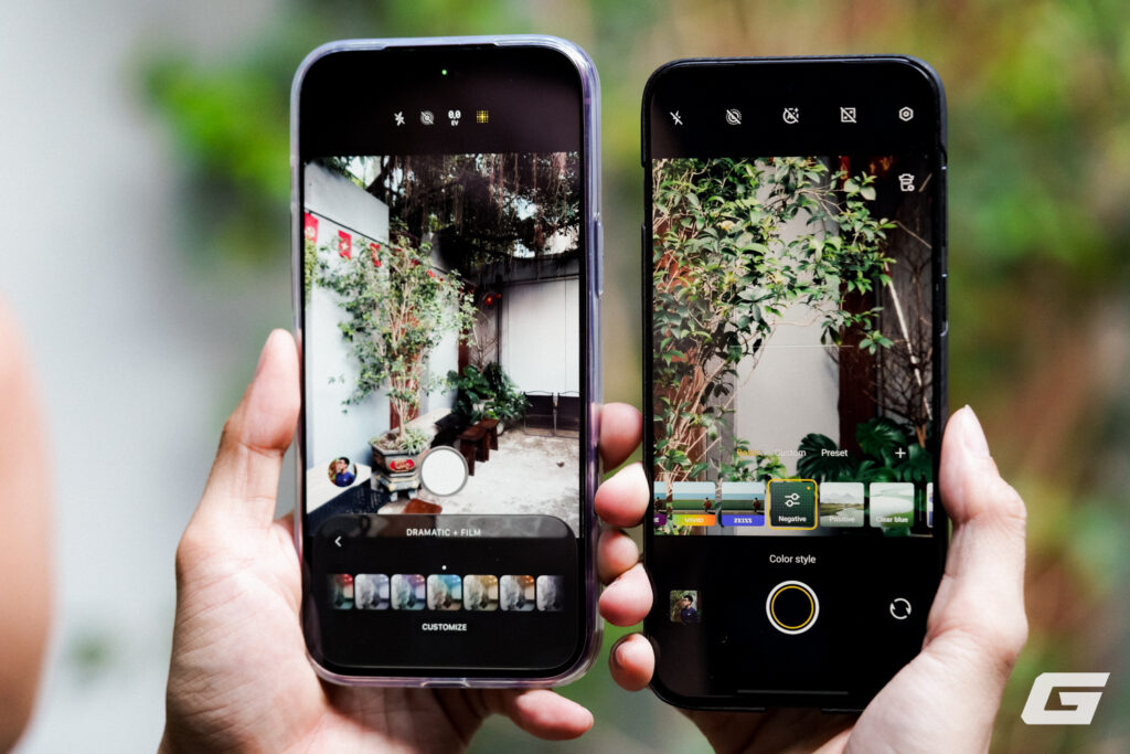 Các tùy chọn hiệu ứng ảnh film trên iPhone 18 Pro Max