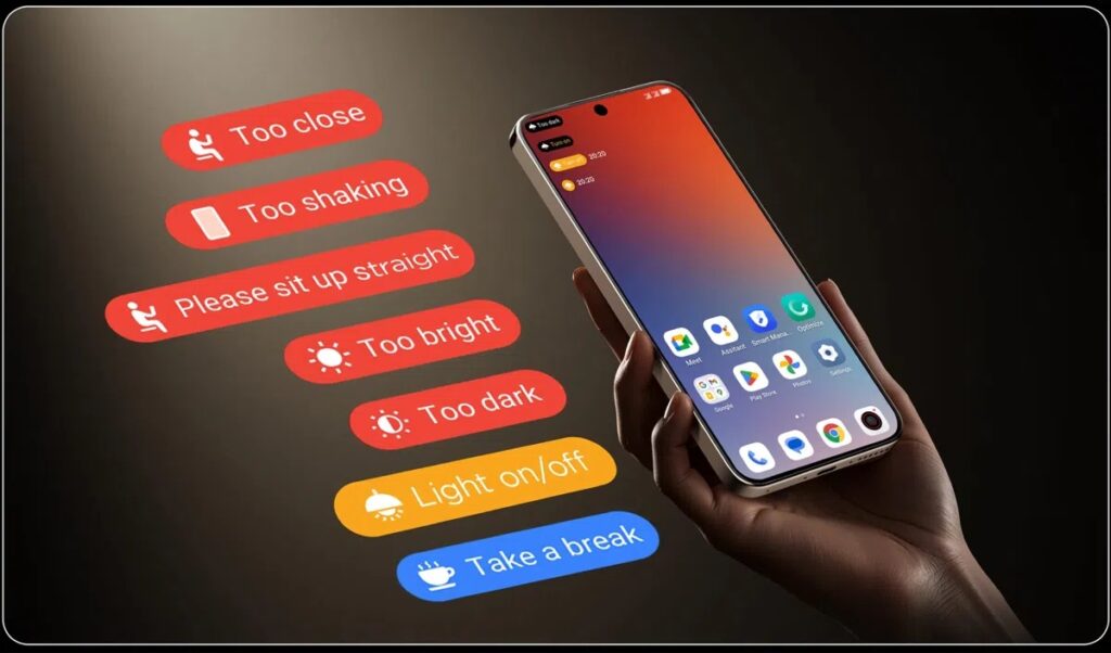 Màn hình NXTPAPER AMOLED 6,83 inch hiển thị giao diện đơn sắc