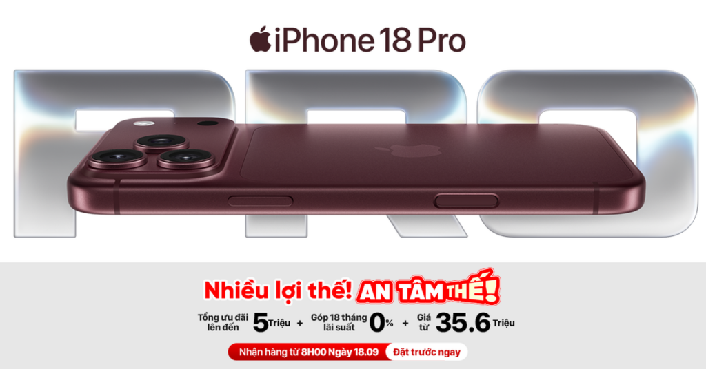 Khách hàng đăng ký đặt trước iPhone 18 Pro tại một hệ thống bán lẻ