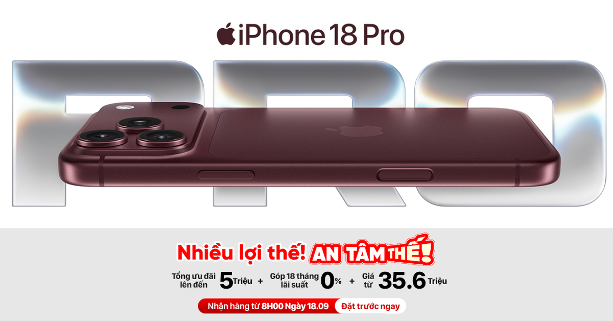 Khách hàng đăng ký đặt trước iPhone 18 Pro tại một hệ thống bán lẻ