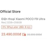 POCO F9 Ultra được đặt trên nền giới thiệu sản phẩm