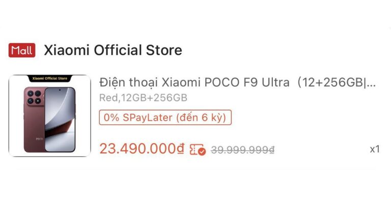 POCO F9 Ultra được đặt trên nền giới thiệu sản phẩm
