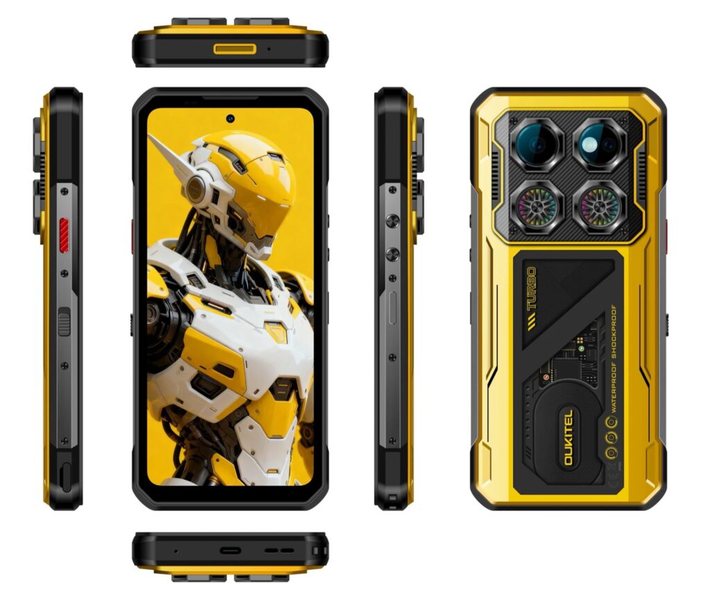 Cụm camera sau 108MP và đèn flash LED trên Oukitel WP600