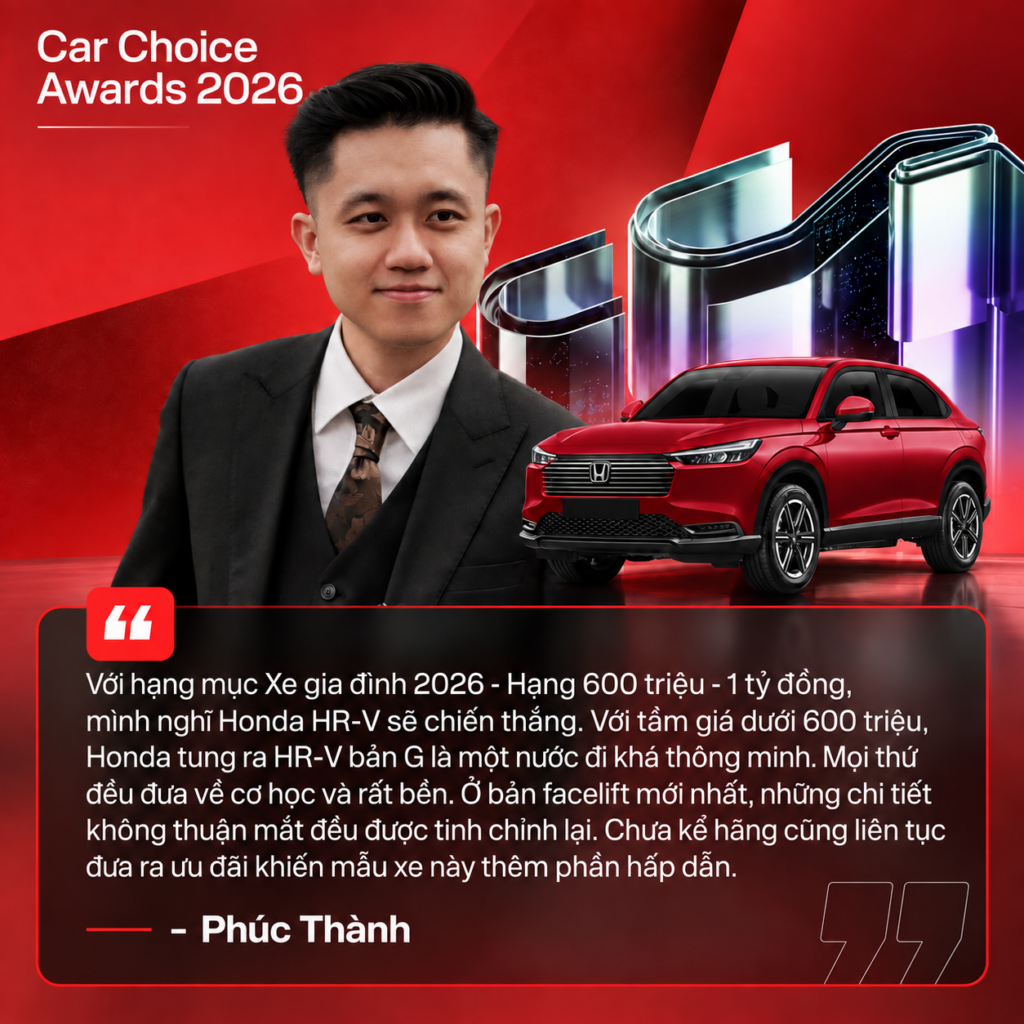 Các ứng viên được cộng đồng yêu xe quan tâm trước ngày trao giải