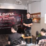 Đại diện COLORFUL giao lưu cùng khách mời tại sự kiện ở Hà Nội