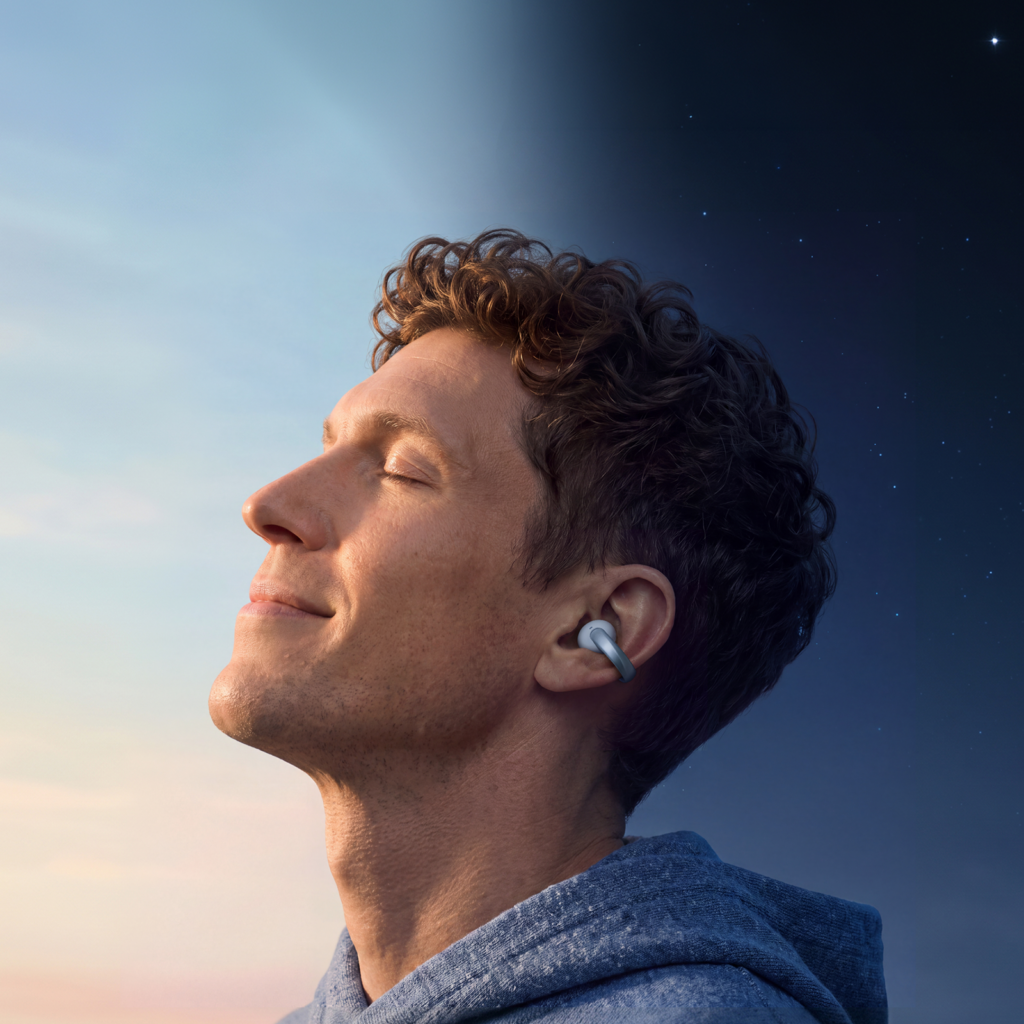 Tai nghe AeroClip 2 được đeo trên vành tai