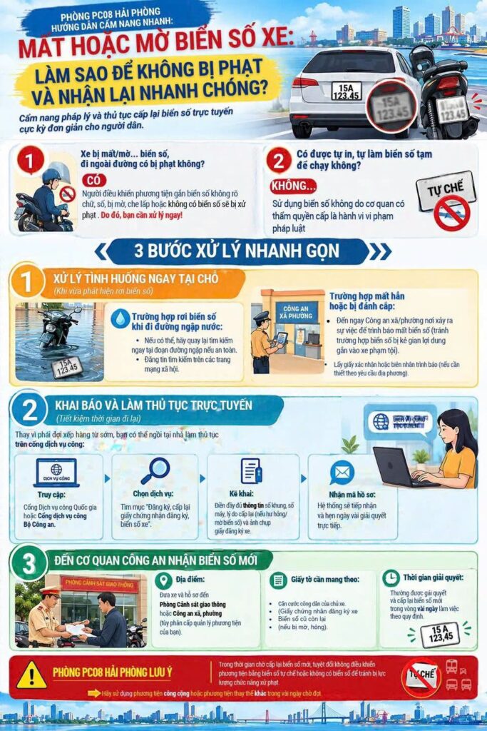 Màn hình kê khai thông tin phương tiện trên cổng dịch vụ công