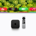 Apple TV 4K thế hệ mới được đặt trong không gian phòng khách