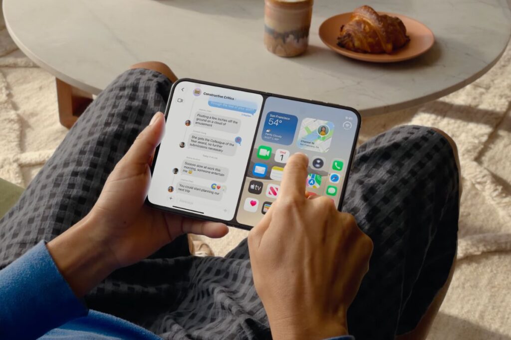 Cụm camera kép phía sau của iPhone Duo