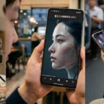 Người cao tuổi xem video trên điện thoại tại nhà