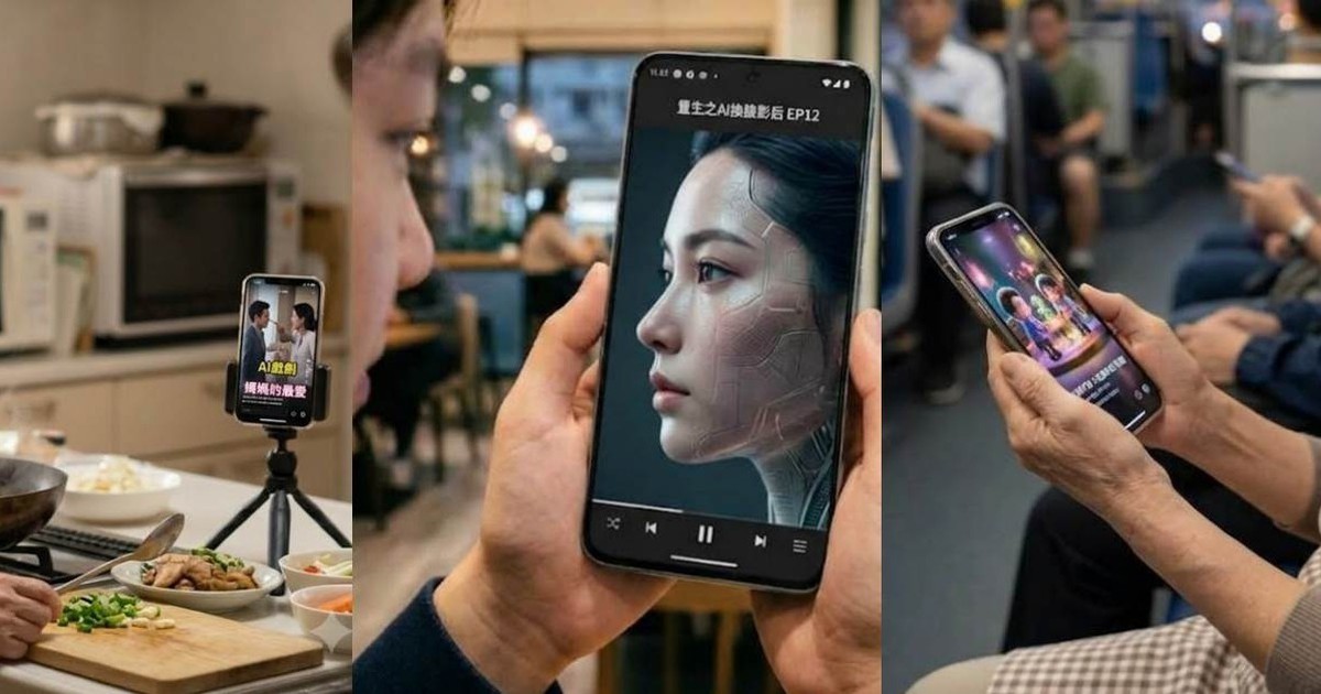 Người cao tuổi xem video trên điện thoại tại nhà