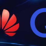Logo Huawei và Qualcomm trong hình minh họa về thỏa thuận công nghệ