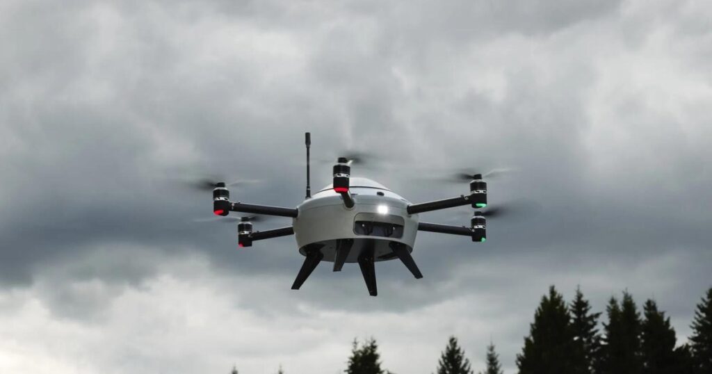 Drone Strato của Meteomatics được giới thiệu trong bối cảnh công nghệ khí tượng