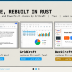 Giao diện ứng dụng GridCraft dành cho công việc bảng tính