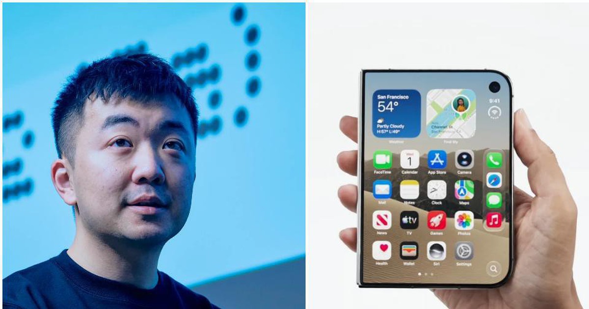 iPhone Duo mở ra với màn hình gập và thiết kế thân máy mỏng