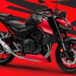 Honda CB750 Hornet 2027 nhìn từ góc trước với thiết kế naked-bike thể thao