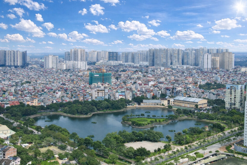 Công trình cầu Trần Hưng Đạo trong quá trình thi công