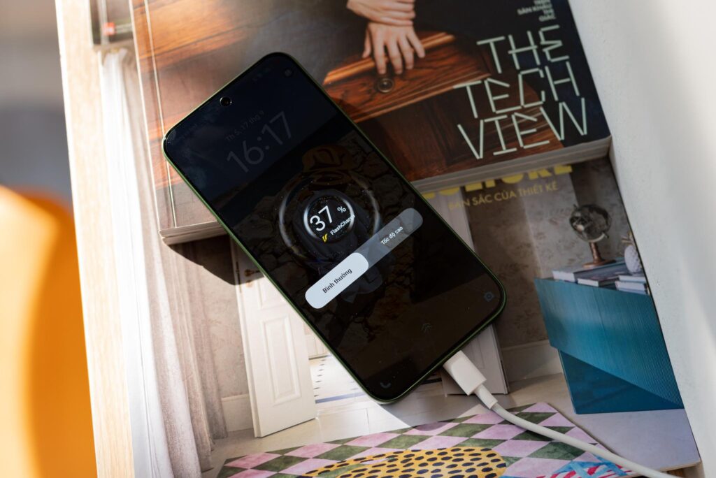 Màn hình vivo V80 Lite 5G hiển thị các tác vụ sử dụng liên tục