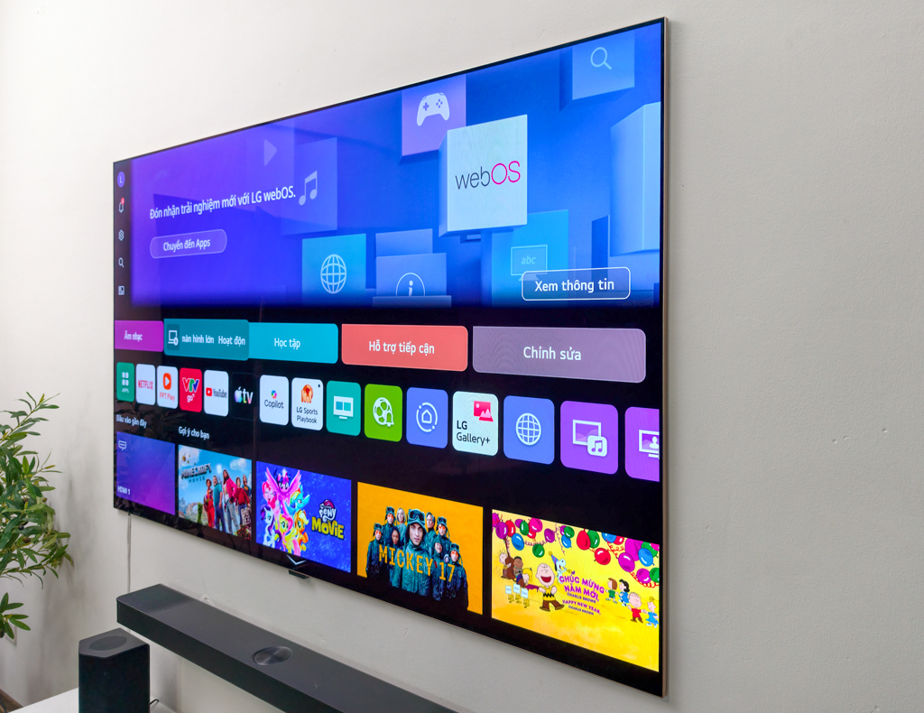 Các sản phẩm TV OLED cao cấp của LG tại sự kiện giới thiệu năm 2026
