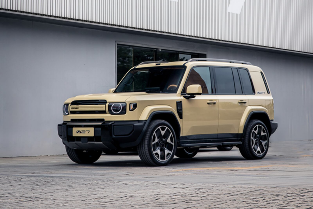 Mẫu SUV iCAUR với thiết kế vuông vức, góc cạnh