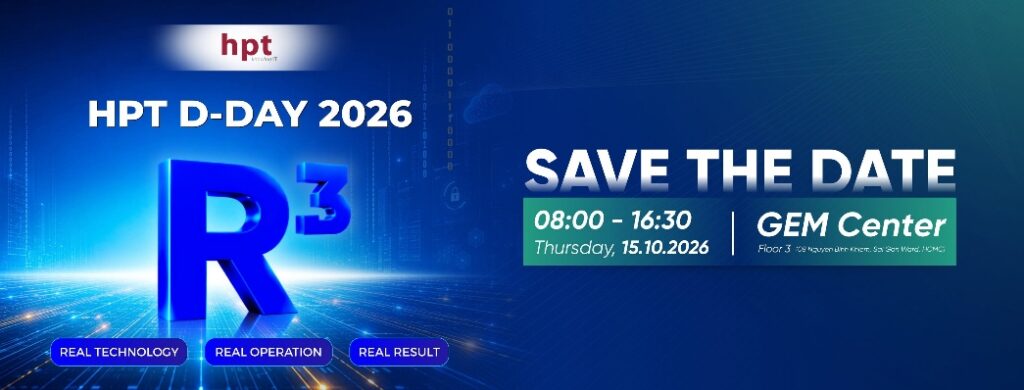 Mô hình trình diễn giải pháp công nghệ tại HPT D-DAY 2026