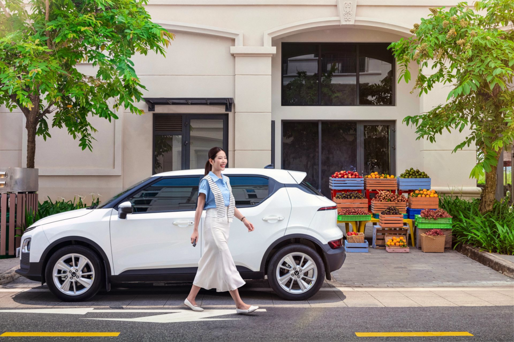Khoang nội thất VinFast VF 5 với hàng ghế dành cho gia đình