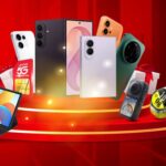 Khu vực trưng bày các thiết bị công nghệ trong chương trình ưu đãi 10/10 tại cửa hàng