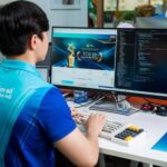 Khách hàng thao tác gửi yêu cầu bồi thường bảo hiểm trên điện thoại